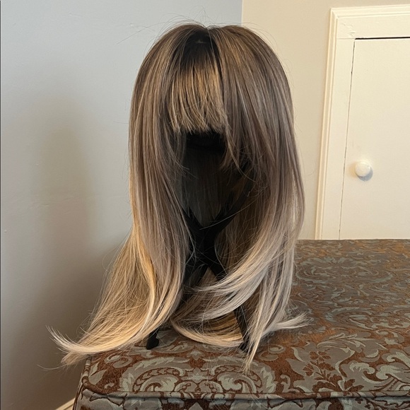 Stylish Ombre Brown and Blonde Wig
